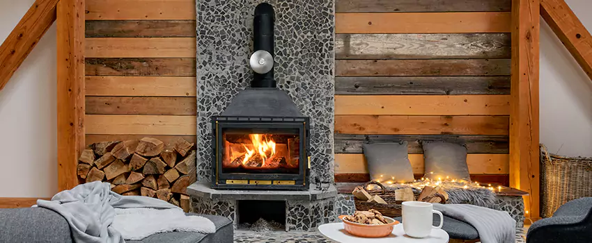 Thelin Hearth Products Direct Vent Gas Stove Fireplace Inspection in Gladstone, Missouri